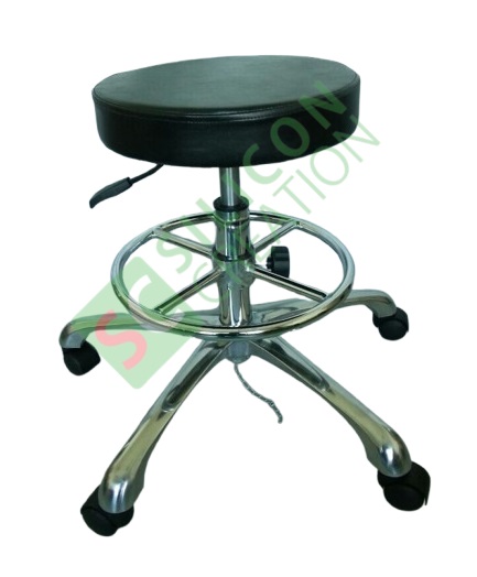 ESD Round Stool with PU Leather